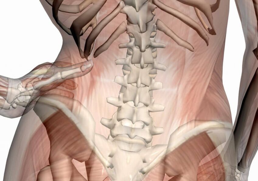 dolore alla colonna lombare